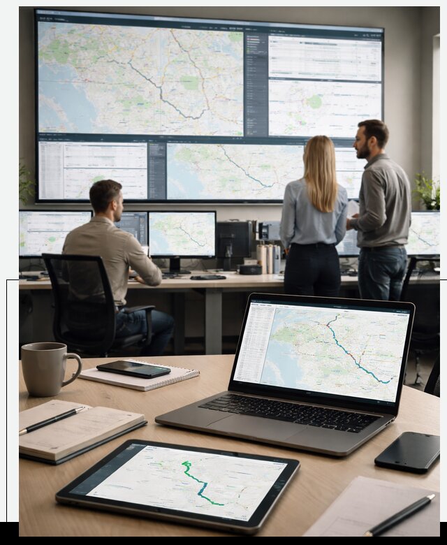 Трекинг грузов и Fleet Management, мониторинг автопарка в Муравленке